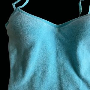 Ladies Blue thick bra Tank Top, Camisole